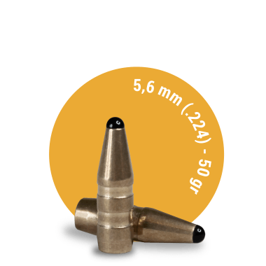 5.6 mm (.224) – 50 gr